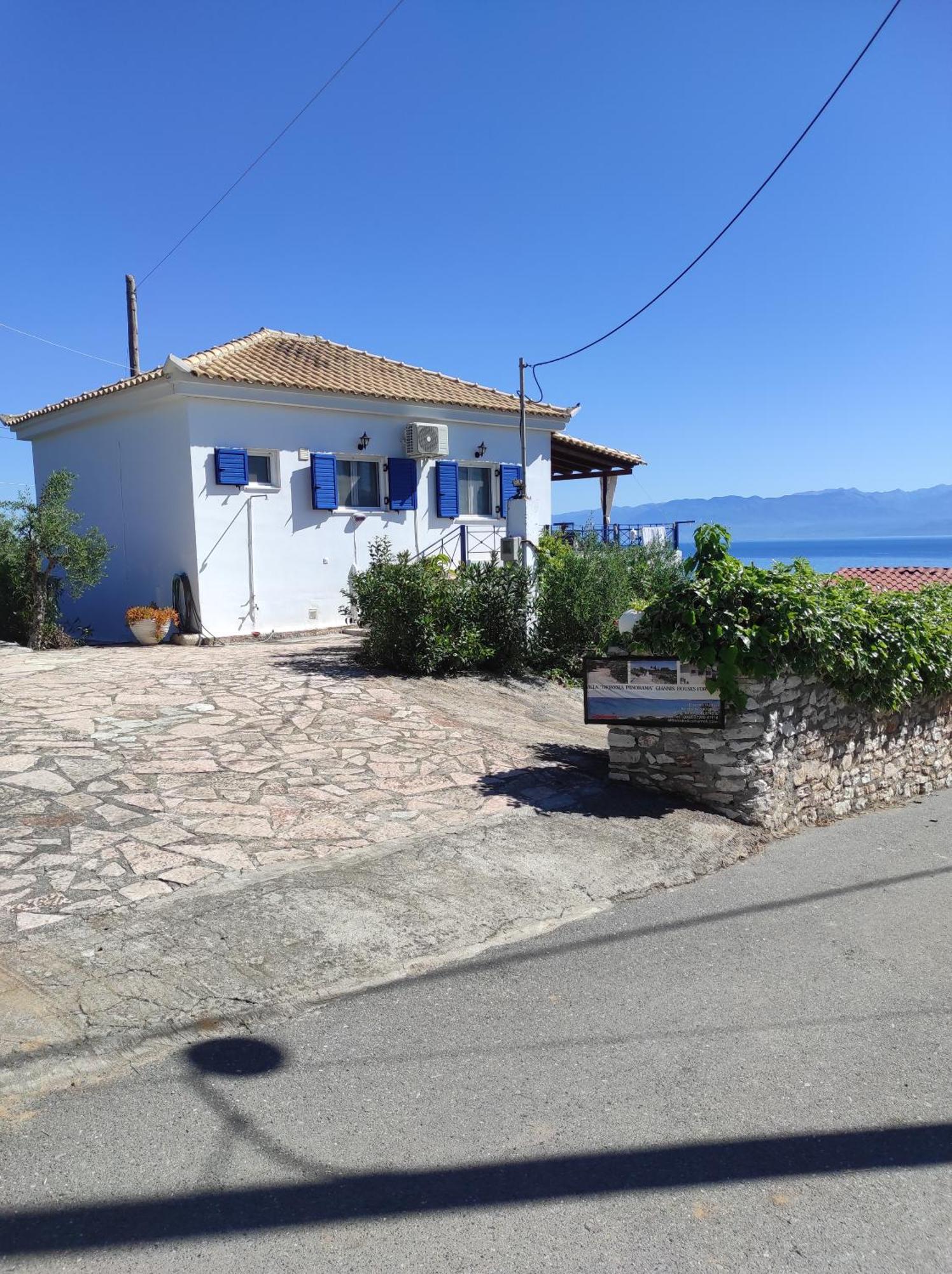 Villa Panorama Michalis Haikos Two Minutes Walk To The Beach Peroulia Kompoi Exterior photo